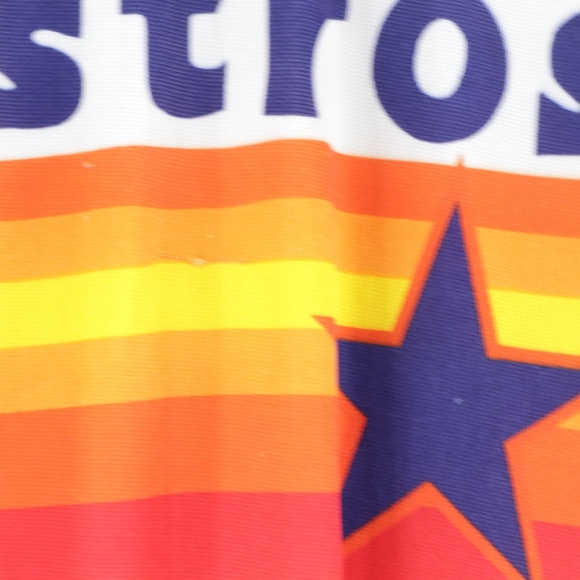 Vtg 70s Pro Knit Houston Astros Baseball Jersey - Picture 5 of 10